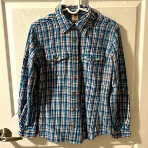 Woman’s size med Carhart flannel shirt